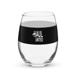 Stemless wine glass