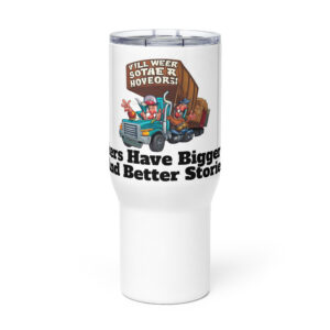 Travel mug with a handle