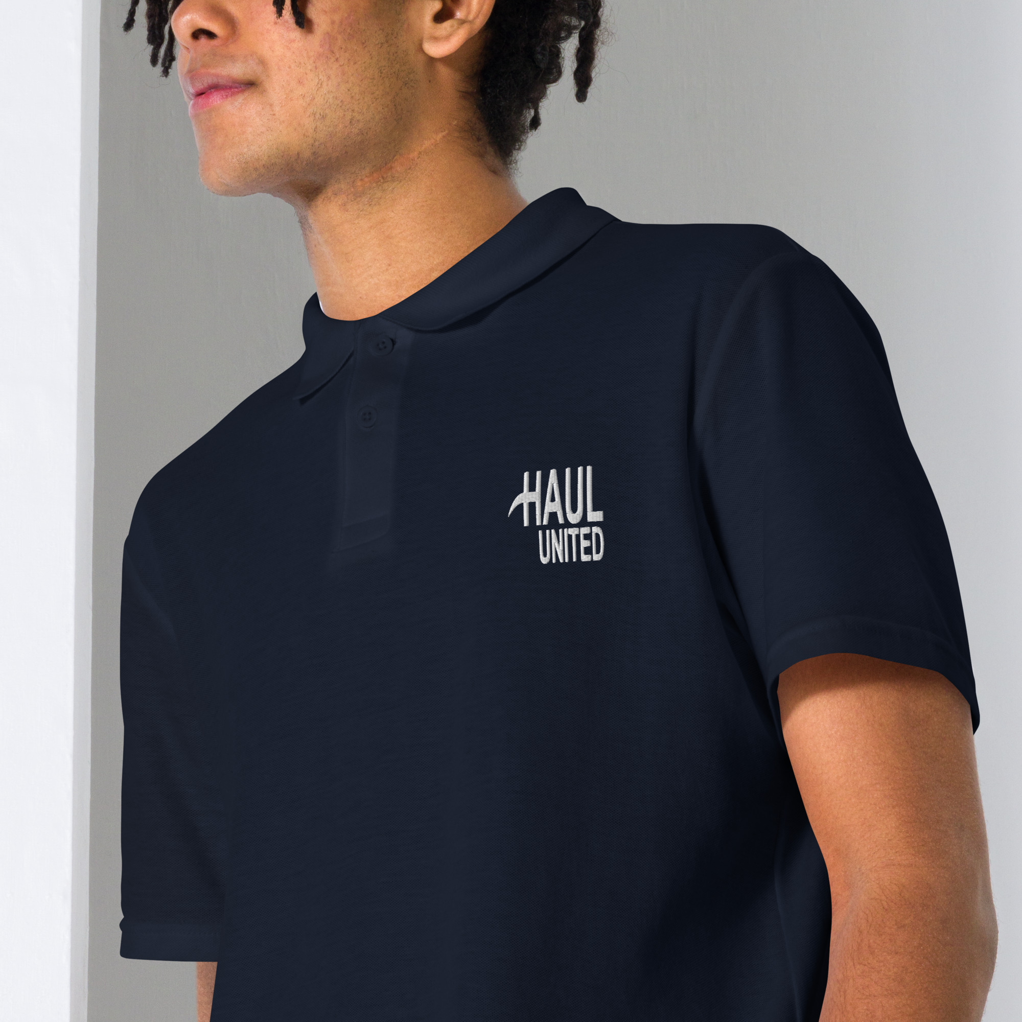 Unisex pique polo shirt - Image 6