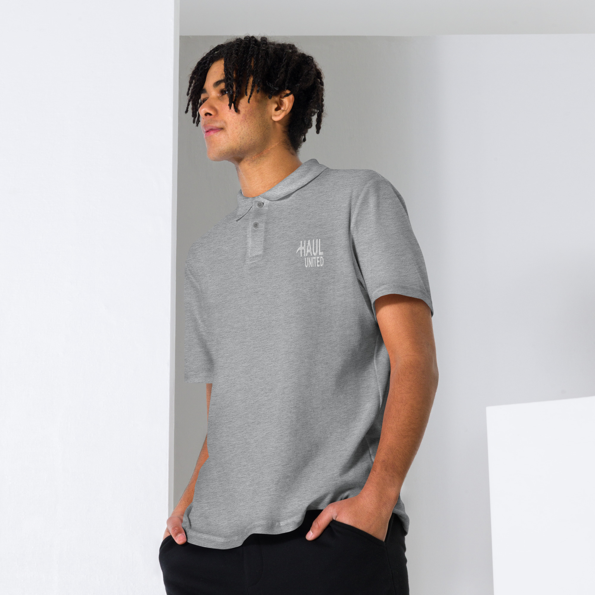 Unisex pique polo shirt - Image 7