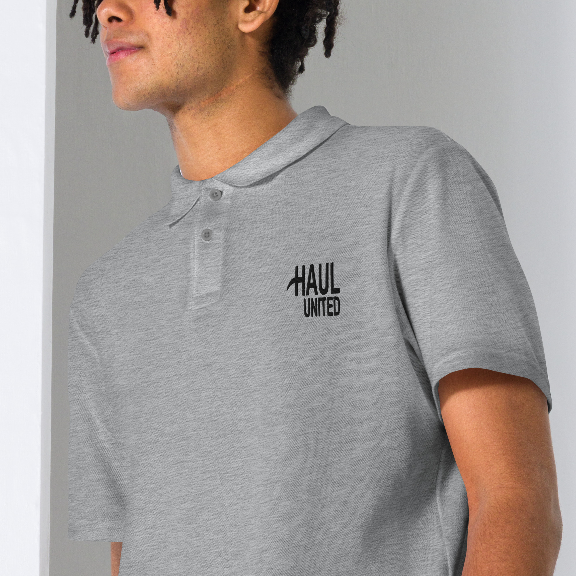 Unisex pique polo shirt - Image 6