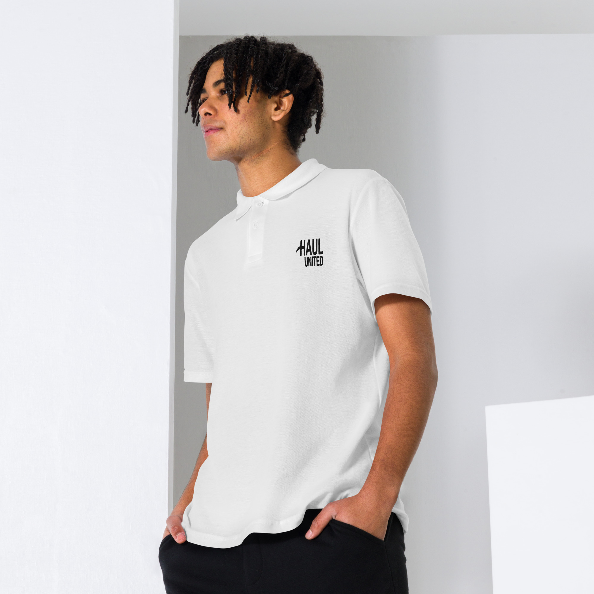 Unisex pique polo shirt - Image 7