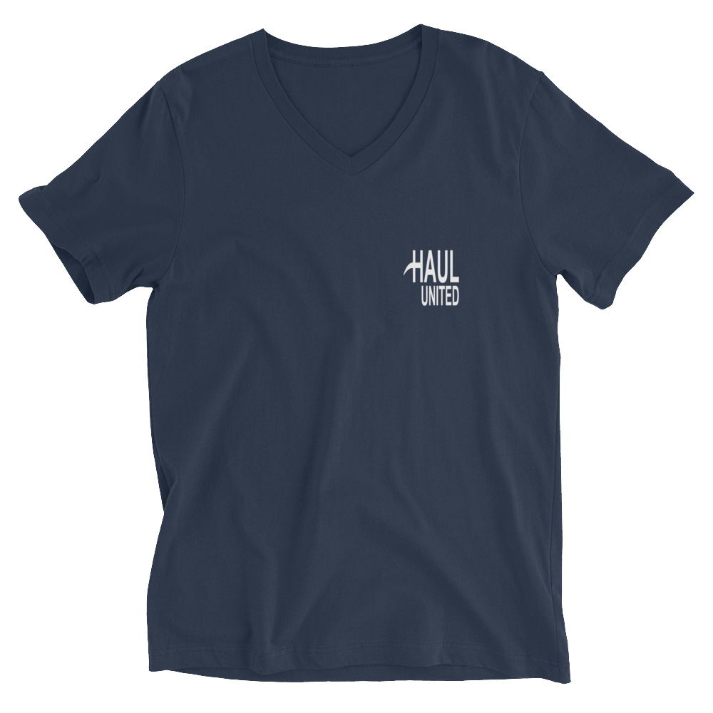 Unisex Short Sleeve V-Neck T-Shirt - Image 3